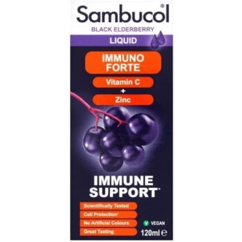 Sambucol Black Elderberry Immuno Forte Liquid Extract Formula (120ml)