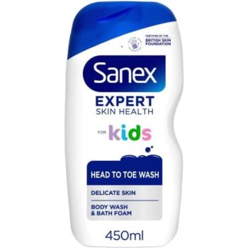 Sanex BiomeProtect Dermo Expert Head to Toe Body Wash for Kids (450ml)