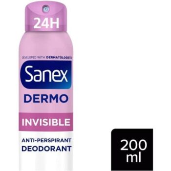 Sanex Derma Care Invisible 48h Antiperspirant Spray Deodorant (200ml)