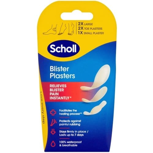 Scholl Mixed Blister Plasters Mixed Sizes (5)