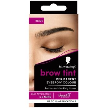 Schwarzkopf Brow Tint Permanent Eyebrow Colour Black (17ml)