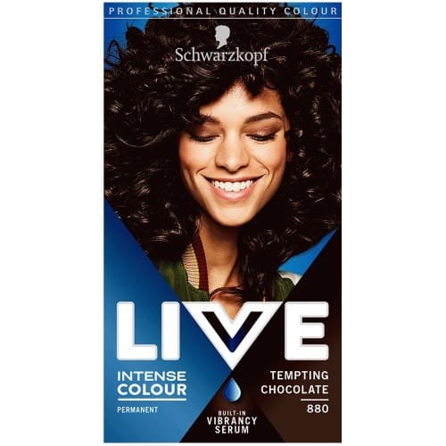 Schwarzkopf LIVE Intense Color Tempting Chocolate Hair Dye (142ml)