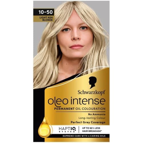 Schwarzkopf Oleo Intense Light Ash Blonde 10-50 Permanent Colour (115g)