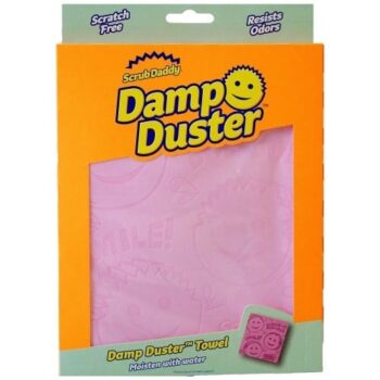 Scrub Daddy Damp Duster Towel Pink