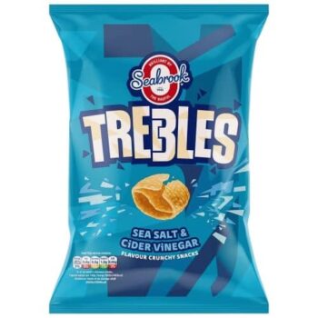 Seabrook Trebles Salt & Vinegar Sharing Bag (120g)