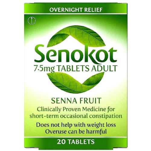 Senokot Tablets for Constipation Relief Adults GSL (20 x 7.5mg)