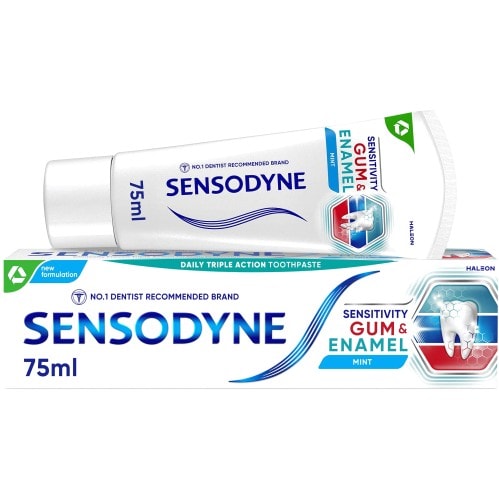 Sensodyne Sensitivity & Enamel Toothpaste Mint (75ml)