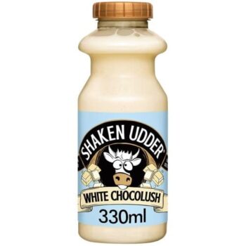 Shaken Udder White Choc Milkshake (330ml)