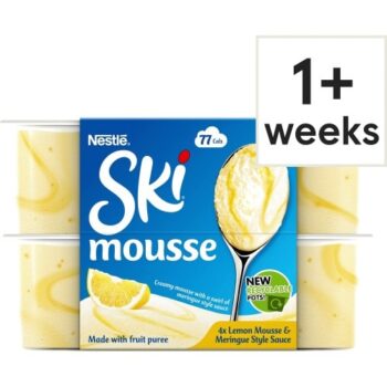 Ski Fruit Mousse Lemon Meringue (4 x 60g)