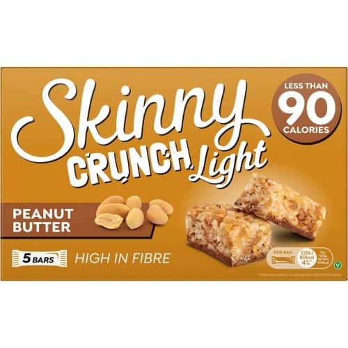 Skinny Crunch Peanut Butter Snack Bars 5x5x20g (20g)
