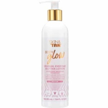 Skinny Tan Body Glow Gradual Everyday Self Tan Lotion Medium (280ml)