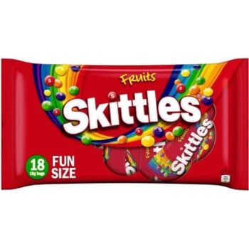 Skittles Vegan Fruit Flavoured Chewy Sweets Funsize Multipack (18 x 18g)