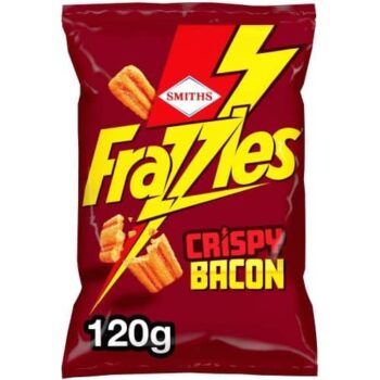 Smiths Crispy Bacon Sharing Crisps Frazzles Flavour Snacks (120g)