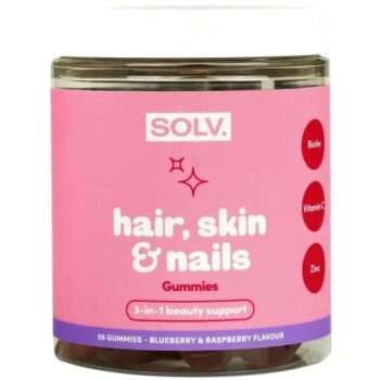 SOLV Hair Skin and Nails Gummies (56Pack) (151g)