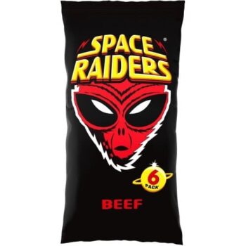 Space Raiders Beef Multipack Corn Snacks (6 x 13g)