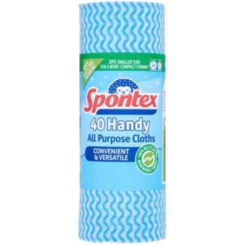 Spontex 40 All Purpose Cloths on a Roll (40)