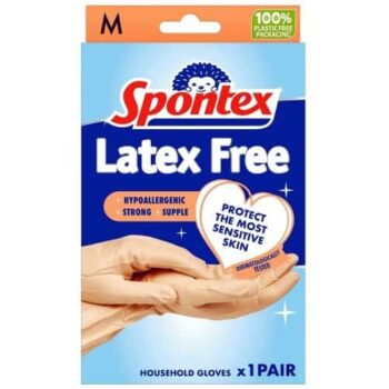 Spontex Latex Free Gloves Medium