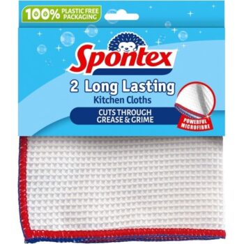 Spontex Long Lasting Kitchen Cloths (2)