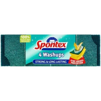 Spontex Washups 4 Sponge Scourers (4)