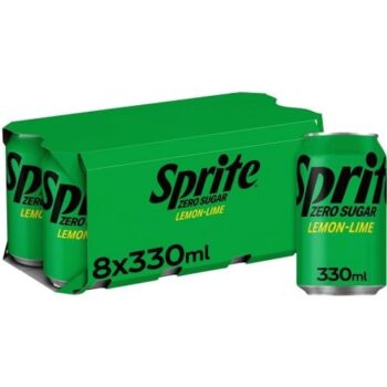 Sprite Zero Sugar Can No Sugar (8 x 330ml)