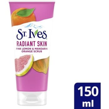 St. Ives Even & Bright Pink Lemon & Mandarin Orange Face Scrub (150ml)