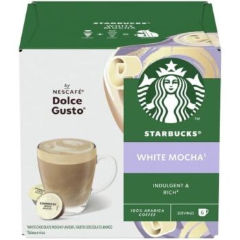Starbucks Nescafe Dolce Gusto White Mocha Coffee Capsules (12 x 123g)