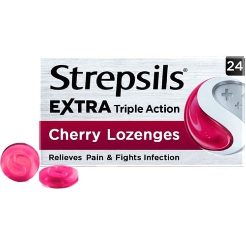 Strepsils Extra Cherry Lozenges (24)