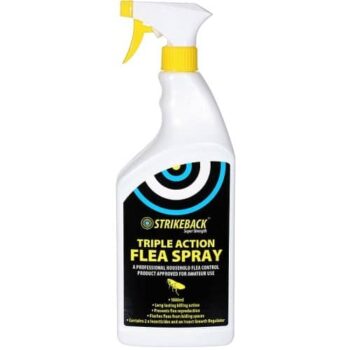 Strikeback Super Strength Triple Action Household Flea Spray (1 Litre)
