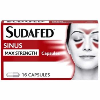 Sudafed Blocked Nose & Sinus Capsules (16)