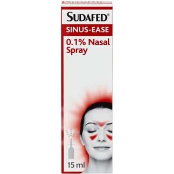 Sudafed Sinus-Ease 0.1% Nasal Spray (15ml)