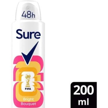 Sure Bright Bouquet Antiperspirant Deodorant Aerosol 200 (200ml)