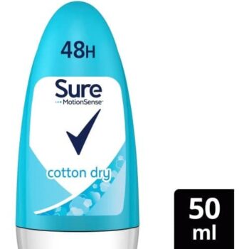 Sure Cotton Dry Roll On Anti-Perspirant Deodorant (50ml)
