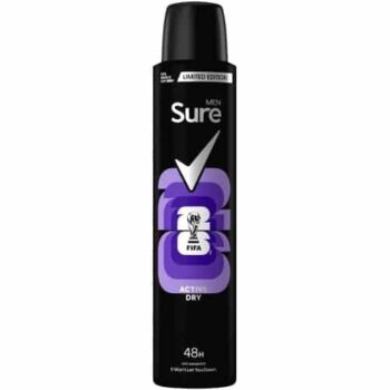 Sure Men Active Dry Antiperspirant Aerosol 200 (200ml)