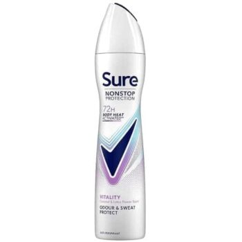 Sure Nonstop Protection 72H Vitality Anti-perspirant (250ml)