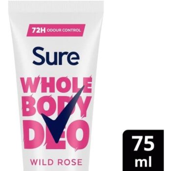 Sure Women Wild Rose Whole Body Deodorant Cream 72h Odour Control (75ml)