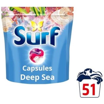 Surf 3 in 1 Deep Sea Washing Capsules 51 Washes (882g)