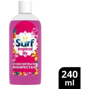 Surf Concentrated Disinfectant Tropical Lily Liquid (240ml)