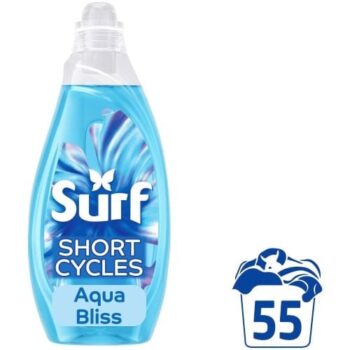 Surf Magnifi Scent Wash Laundry Liquid Aqua Bliss 55 Washes (55w, 1485ml)