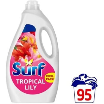 Surf Washing Liquid Tropical Lily 95 Washes (2565ml)