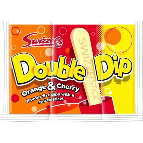 Swizzels Orange & Cherry Double Dip