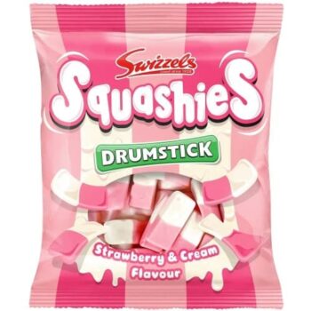 Swizzels Squashies Drumstick Strawberry & Cream Flavour (140g)