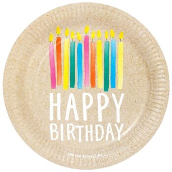 Talking Tables Happy Birthday Paper Plates
