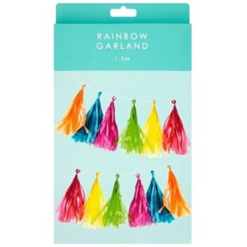 Talking Tables Rainbow Tassels Garland
