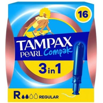 Tampax Pearl Compak Regular Tampons with Applicator (16)