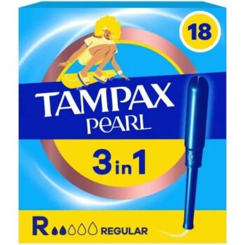 Tampax Pearl Regular Tampons with Applicator 18 (18)