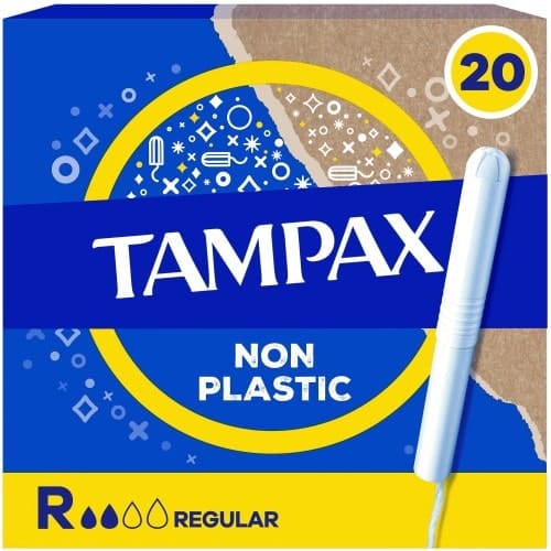 Tampax Regular Tampons with Cardboard Applicator (20)