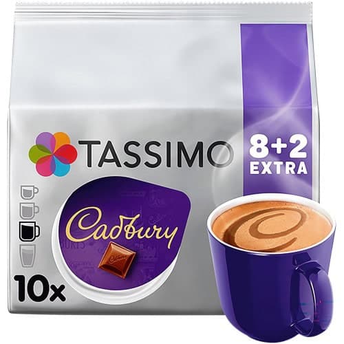 Tassimo Cadbury Hot Chocolate Pods (10 x 160g)