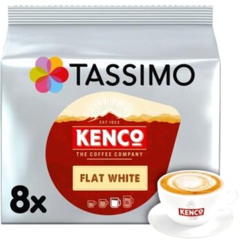 Tassimo Kenco Flat White Coffee (8 x 220g)