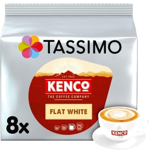 Tassimo Kenco Flat White Coffee (8 x 220g)