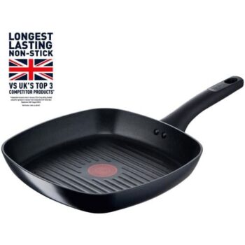 Tefal Titanium Excellence Induction Square Grill Pan (26cm)